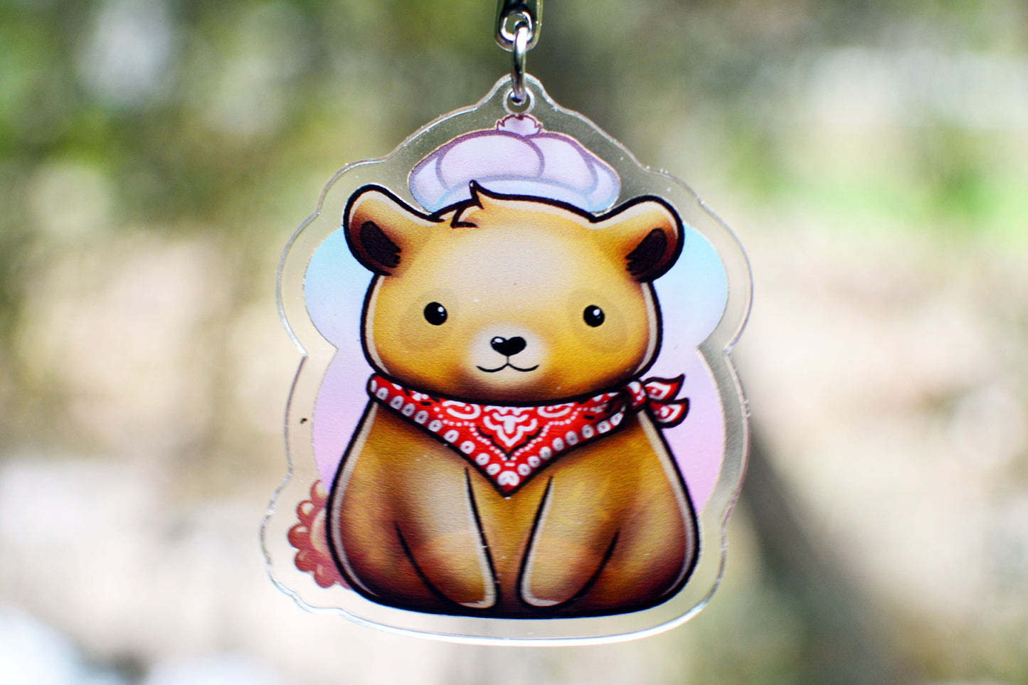 Kuma and Panda Tekken 7 Keycharm