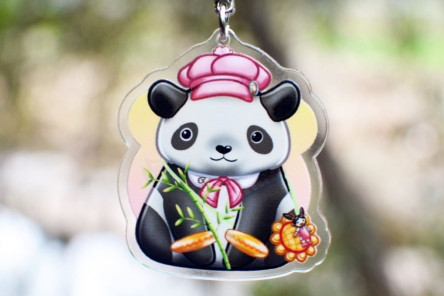 Kuma and Panda Tekken 7 Keycharm